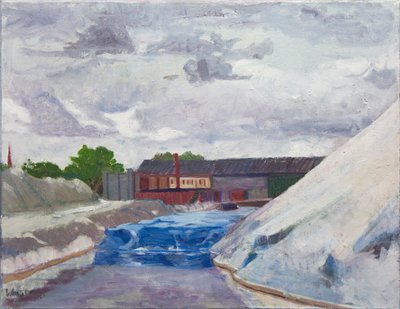 Salzdamm am Cal Sag, 2014 von Megan Williamson