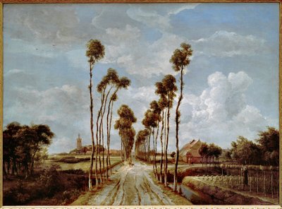 Die Allee von Middelharnis von Meindert Hobbema