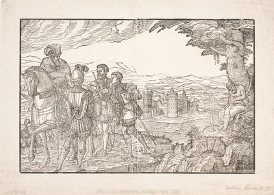Die Königssöhne haben auf den Leichnam ihres verstorbenen Vaters geschossen von Melchior Lorck
