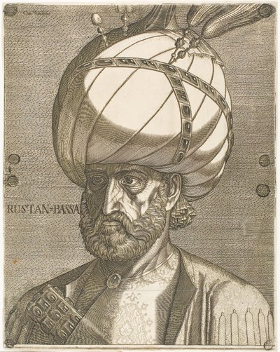 Porträt von Ismail, Botschafter des persischen Schahs Tahmasp I von Melchior Lorck