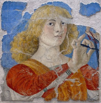 Musizierender Engel von Melozzo da Forli, ca. 1480 (Fresko) von Melozzo da Forli