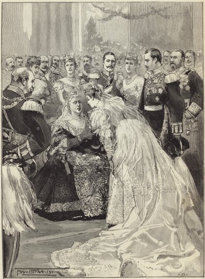 Die königliche Hochzeit in Coburg von Melton Prior