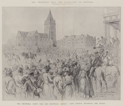 Der Transvaal-Krieg, die Besetzung von Pretoria von Melton Prior