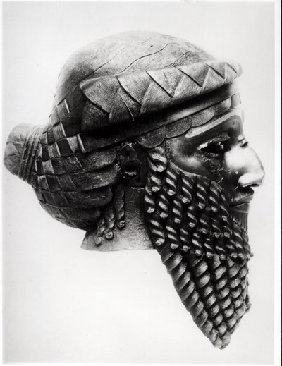 Kopf von Sargon I. (ca. 2334-2279 v. Chr.) 2400-2200 v. Chr. (Kupfer) von Mesopotamian