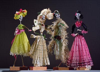 Damen des Tages der Toten aus Oaxaca von Mexican School