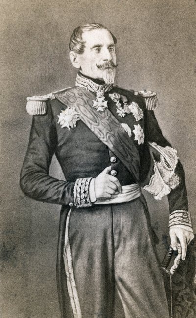 Porträt von Marschall Armand Jacques Leroy de Saint-Arnaud von Meyer and Pierson