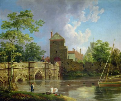 Layerthorpe Postern, York, um 1769 von Michael (1743-1801) Rooker