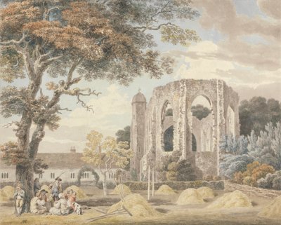 Die Kapelle des Greyfriars-Klosters, Winchester von Michael Angelo Rooker
