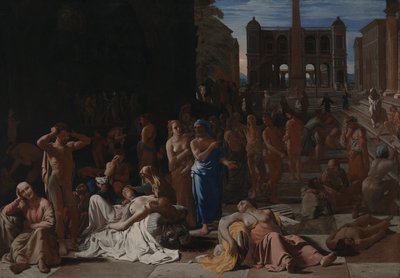 Pest in einer antiken Stadt von Michael Sweerts