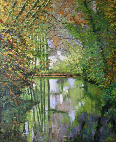 Blick auf die Essonne von Michel Bultet