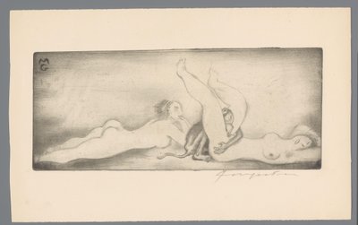 Ex Libris von Gianni Mantero von Michel Fingesten (signed by artist)