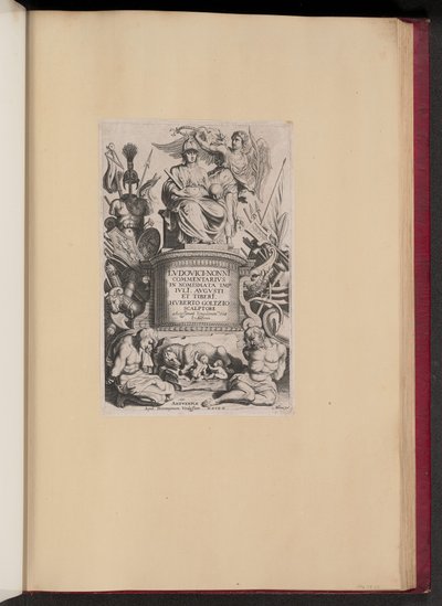 Titelseite für Ludovicus Nonnius, Commentarius in Nomismata von Michel Lasne after Sir Peter Paul Rubens