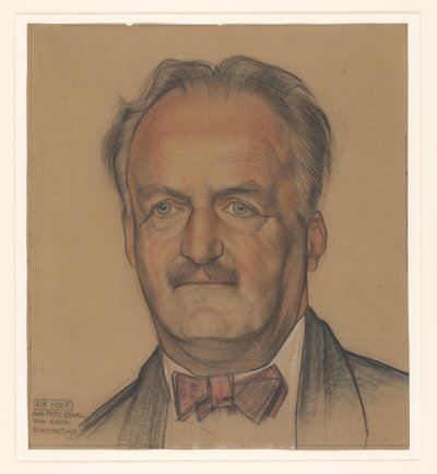 Porträt von Richard Nicolaüs Roland Holst von Michel de Klerk