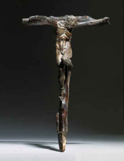 Kreuzigungsgruppe von Christus, dem guten Dieb und dem bösen Dieb von Michelangelo Buonarroti