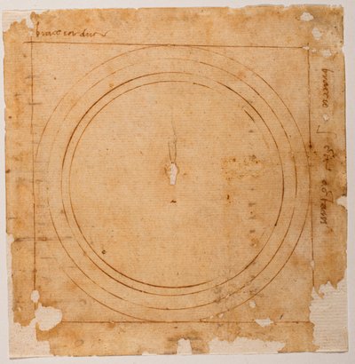Skizzen für die Kuppel von Santa Maria del Fiore von Michelangelo Buonarroti
