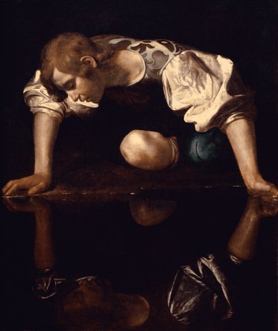 Narziss, ca. 1597-99 von Michelangelo Merisi da Caravaggio