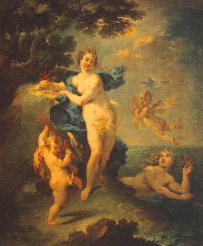 Nymphen mit Korallen von Michele Rocca