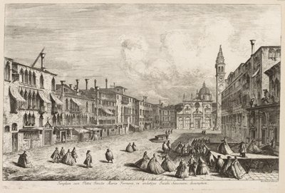 Ansichten von Venedig: S. Maria Formosa, 1741 von Michele Marieschi
