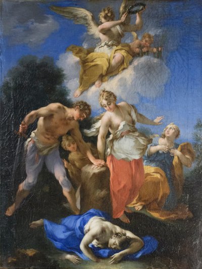 Martyrium der Jungfrauen, erste Hälfte des 18. Jahrhunderts, Michele Rocca von Michele Rocca