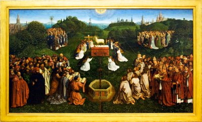 Anbetung des Lammes von Michiel Coxie