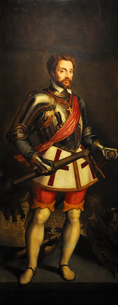 Selbstporträt als Heiliger Georg von Michiel Coxie