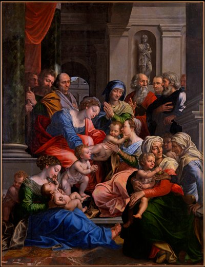 Die heilige Verwandtschaft von Michiel I Coxie or Coxcie