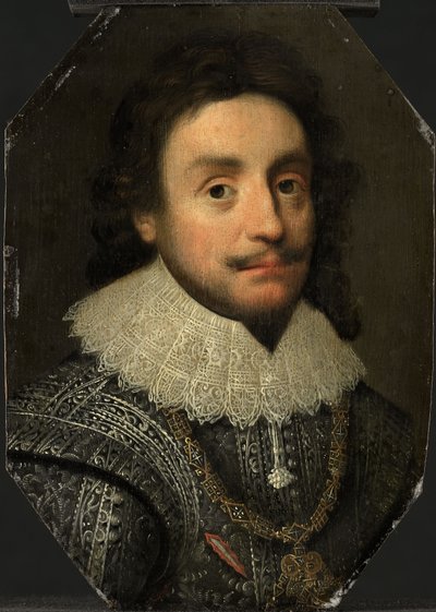 Porträt von Friedrich V. (1596-1632), um 1621 von Michiel Jansz. van (after) Miereveld