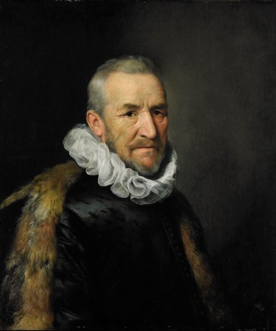 Porträt eines Mannes von Michiel Jansz van Mierevelt (copy after)