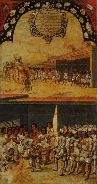Die Eroberung Mexikos, Tafel XV, ca. 1696-1715 von Miguel Gonzalez