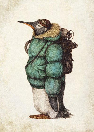 Pinguin-Abenteurer von Mike Koubou