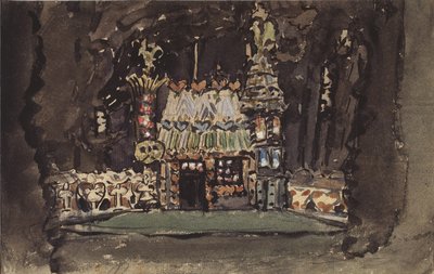 Bühnenbild für die Oper Hänsel und Gretel von E. Humperdinck, 1895 von Mikhail Aleksandrovich Vrubel