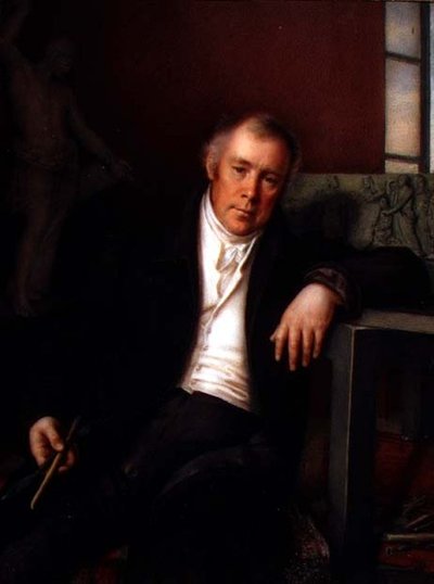 Porträt von Vasili Ivanovich Demut-Malinovsky (1779-1846), 1830 von Mikhail Ivanovich Terebenev