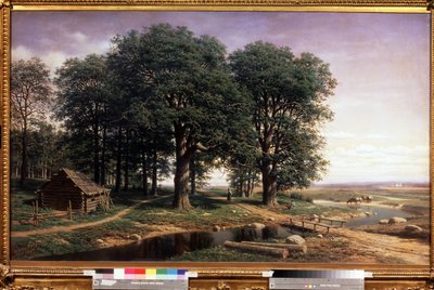 Ein Eichenhain von Mikhail Konstantinovitch Clodt von Jurgensburg