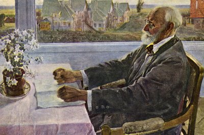 Porträt des Akademikers I.P. Pawlow von Mikhail Vasilievich Nesterov