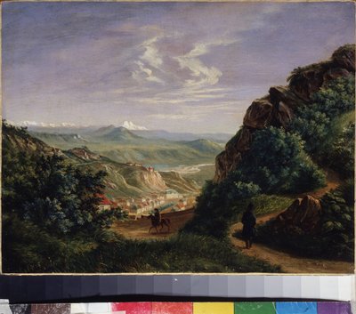 Ansicht von Pjatigorsk von Mikhail Yuryevich Lermontov