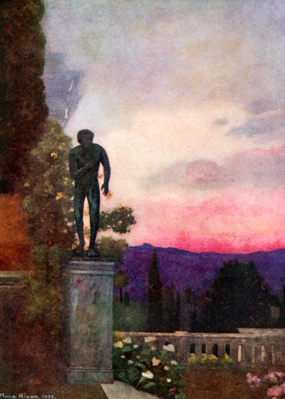 Sonnenuntergang, das Achilleion, Korfu von Mima Nixon