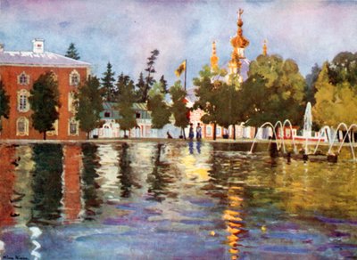 Die Kirche des Zaren, Peterhof von Mima Nixon
