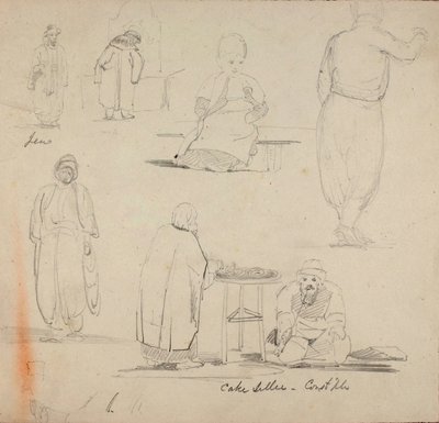 Kuchenverkäufer, Konstantinopel von Miner Kilbourne Kellogg