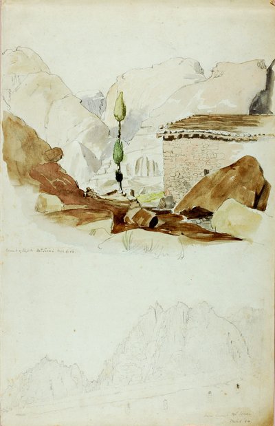 Kloster des Elias, Berg Sinai von Miner Kilbourne Kellogg