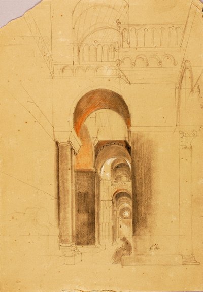 Moschee Innenraum von Miner Kilbourne Kellogg