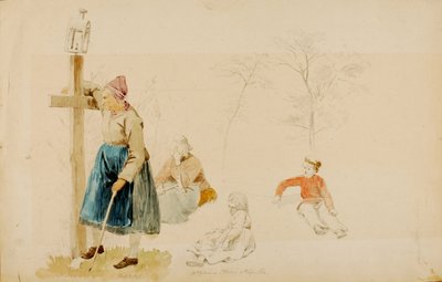 Bauernfiguren von Miner Kilbourne Kellogg