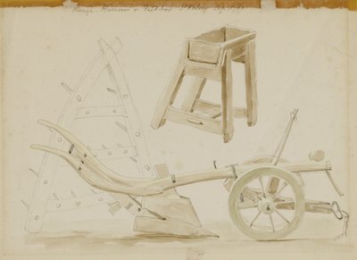 Pflug, Egge und Futterkiste, St. Valery von Miner Kilbourne Kellogg