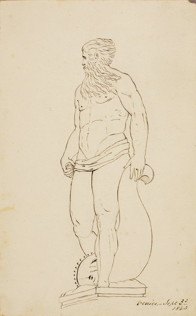 Statue des Neptun, Venedig von Miner Kilbourne Kellogg