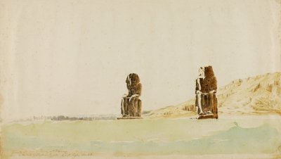 Statuen bei Memnon, Theben von Miner Kilbourne Kellogg