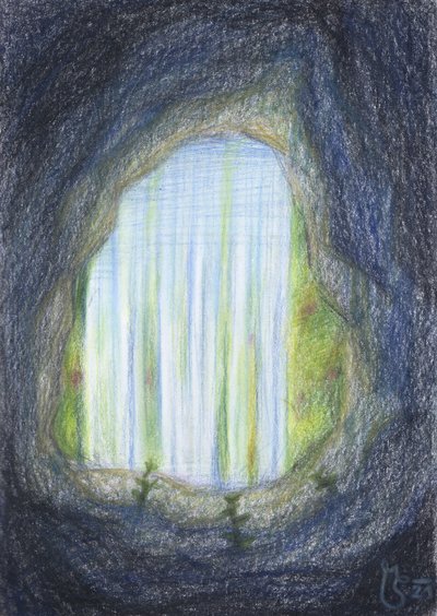 Verzauberter Waldhöhle von Mirjam Schrei