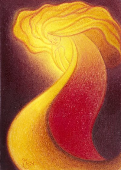 Strahlender goldener Geist von Mirjam Schrei