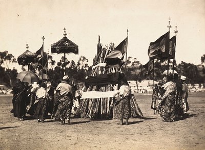 „Ein Imperium aufbauen“ im faschistischen Zeitalter: Fest, der damerà, 09/05/1936 von Modestino Baldinetti