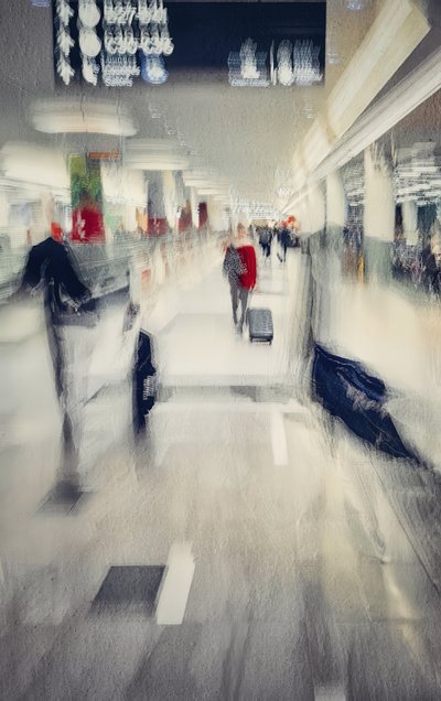 Abstrakter Flughafenfluss von Molly Fu APA
