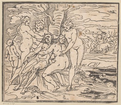 Venus trauert um den Tod von Adonis von Monogrammist GGN (attributed to)