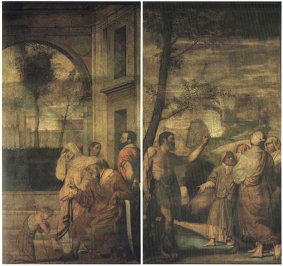 Chiesa di San Giovanni Evangelista Orgelgehäuse von Moretto da Brescia